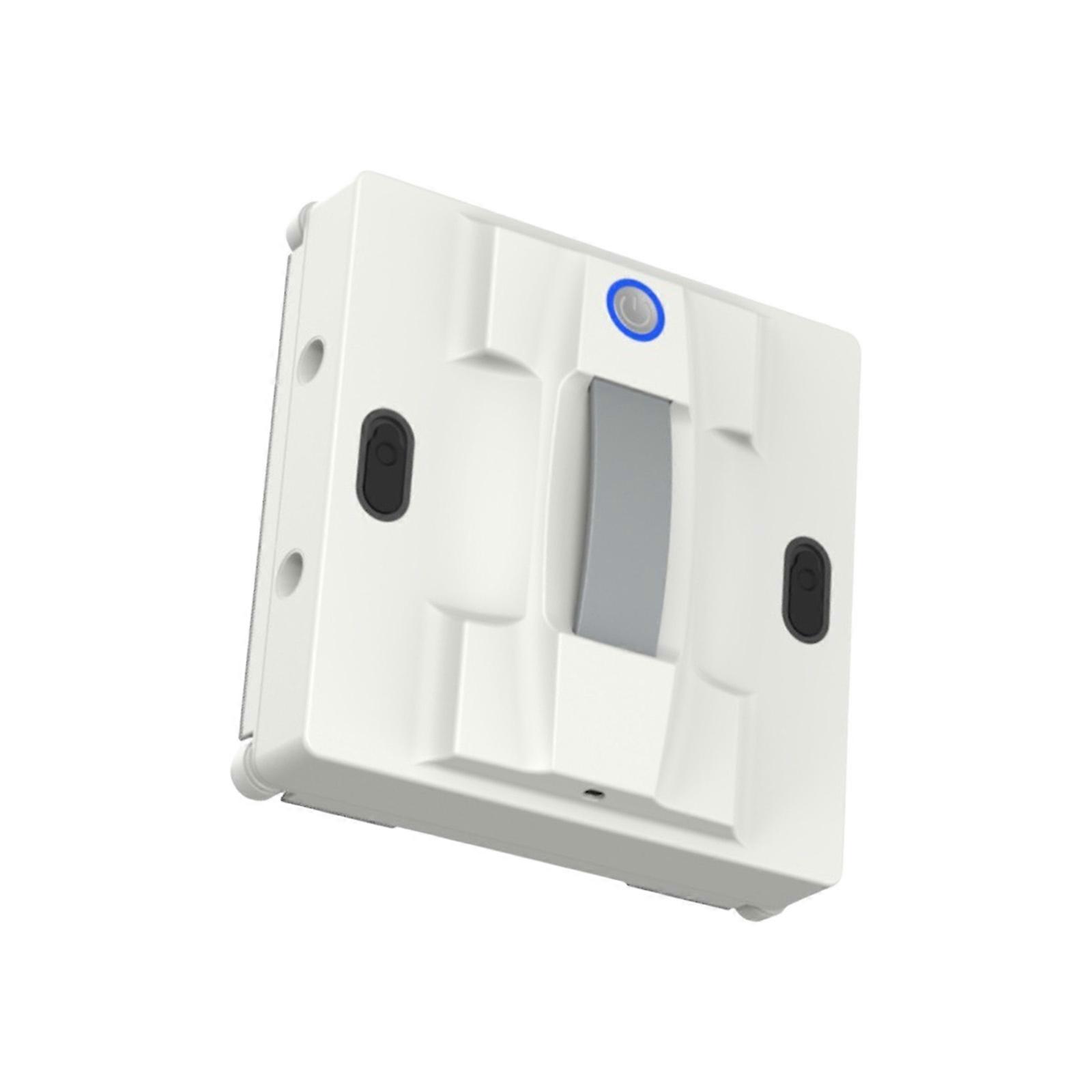 Intelligent Glass Cleaner Machine Auto Water Sprinkle Function Strong Suction Quiet Action ABS Substance For Telecommute Use  White