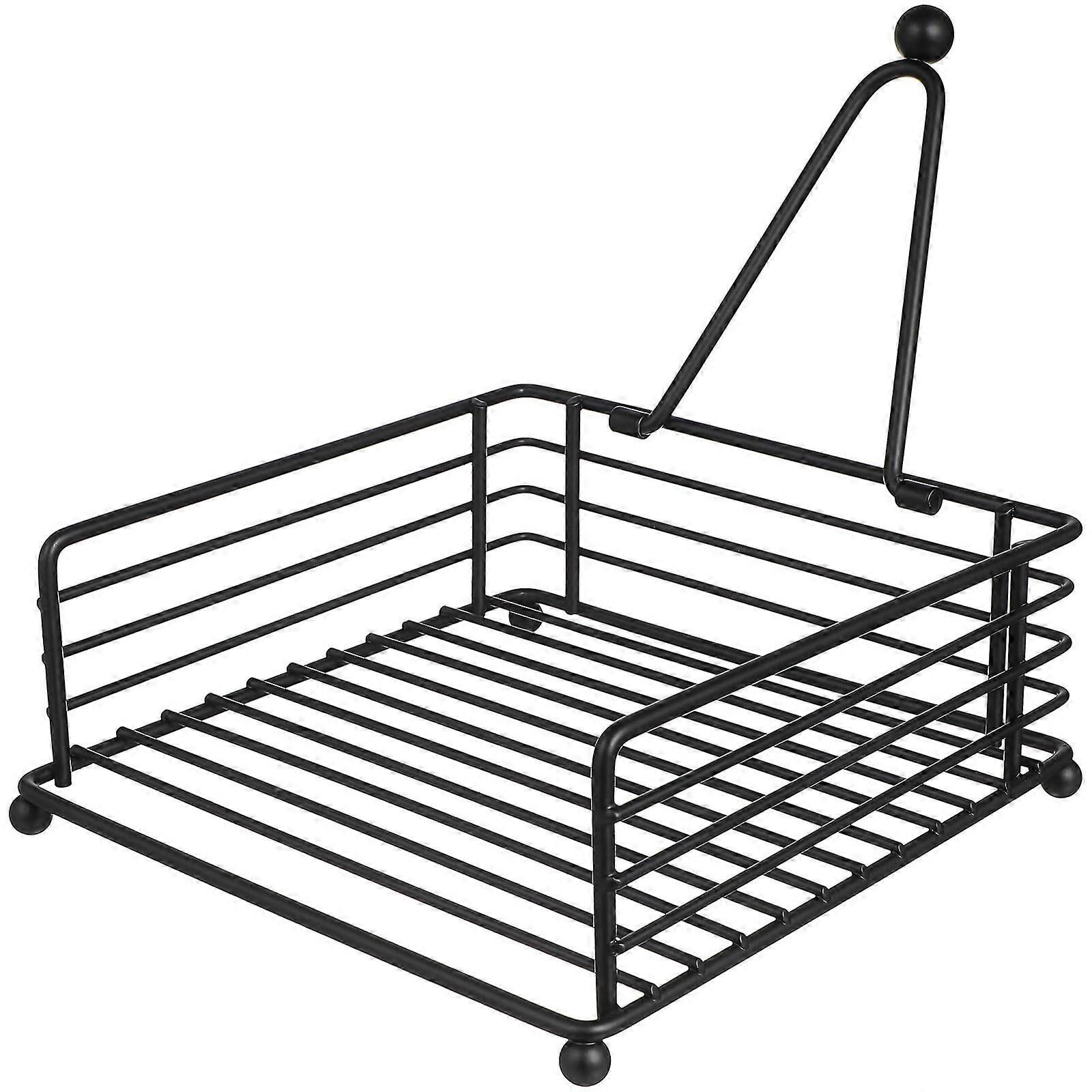 Wrought Iron Tissue Box Household Kitchen Organization Accessory