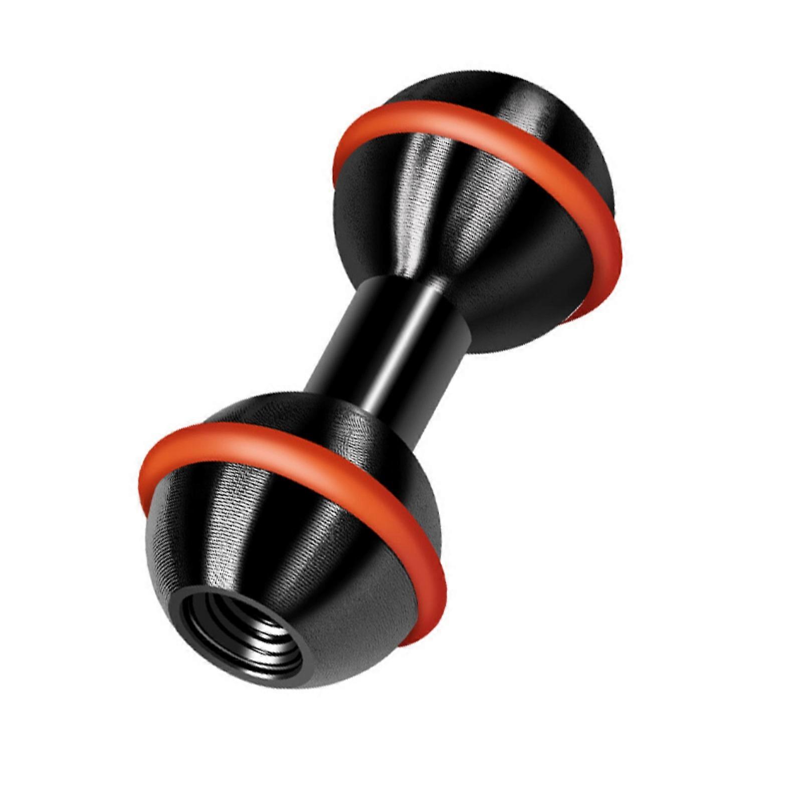 Universal 25.4mm Double Ball Head Adapter Monitor Mount Adapter Flexible Ball Head for Stable Camera & Light Mounting Multicolor