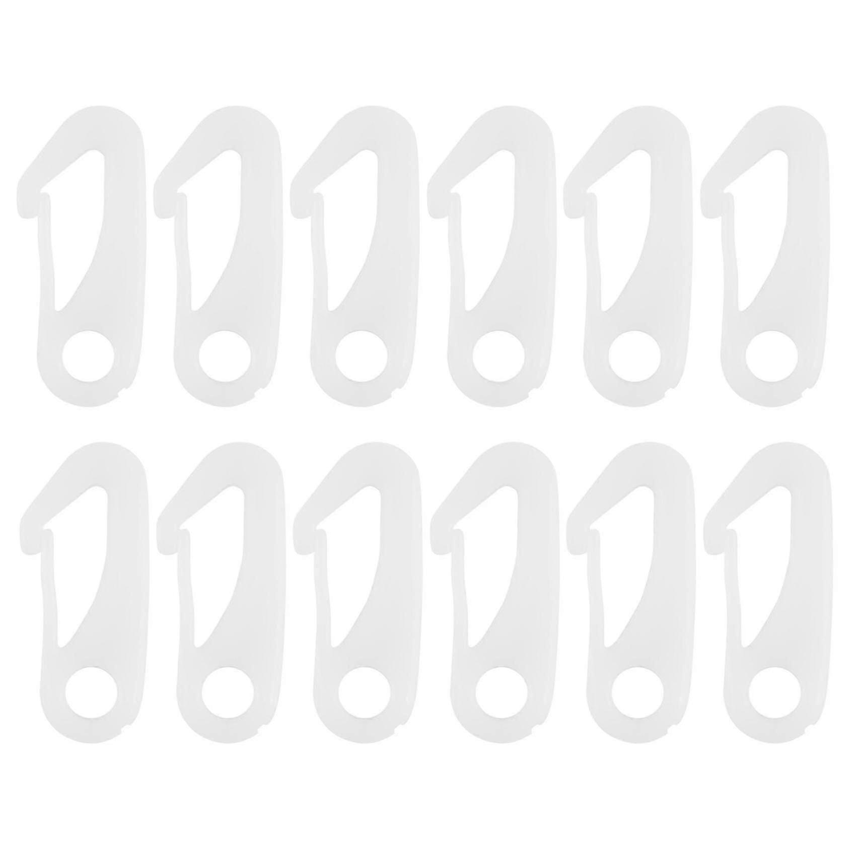 12pcs Flag Pole Clip Snap Hooks Flag Clips Flag Pole Accessory - Attach Flags Hooks To Halyard Rope