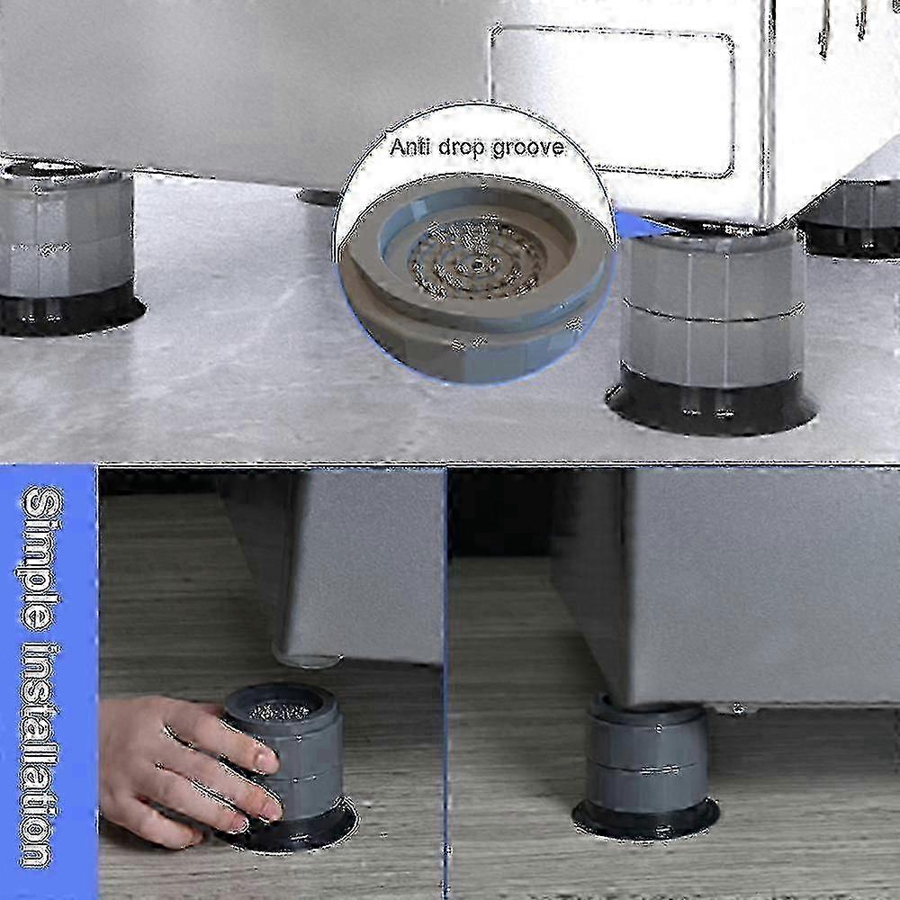 Rubber Washing Machine Feet Pads Feature Shock Absorber And Stops Noise For Anti-vibration And Anti-walk