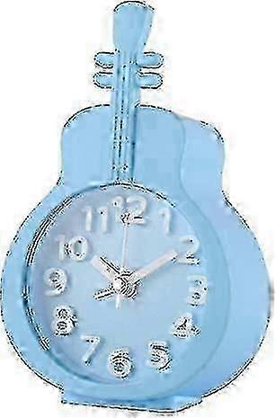 Alarm Clock Candy Color Alarm Clock Child Student Bedside Small Alarm Clock Cartoon Violin Electronic