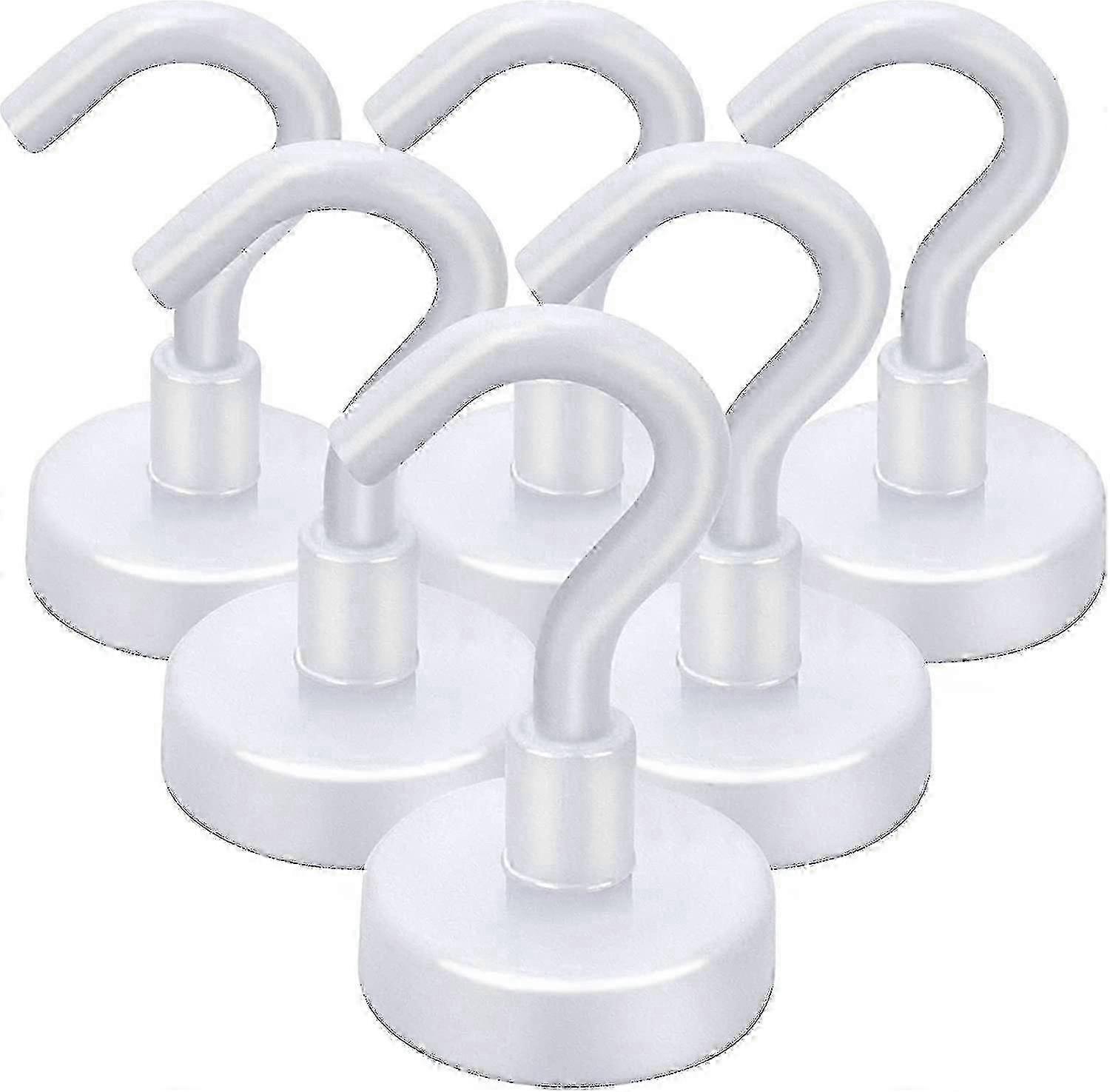 Magnetic Hooks25lbs Strong Magnetic Hooks For Cruise Cabin, Magnets With Hooks For Hanging, Fridge, Classroom, Refrigerator, Ceiling, Office, Kit