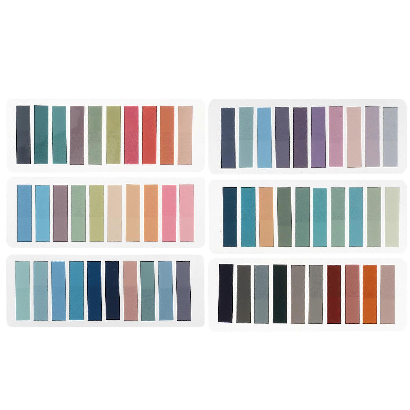 Page Tabs Book Notes Tabs Indexing Office Supplies Students Practical Design 4.40X1.10X0.10CM 1200Pcs