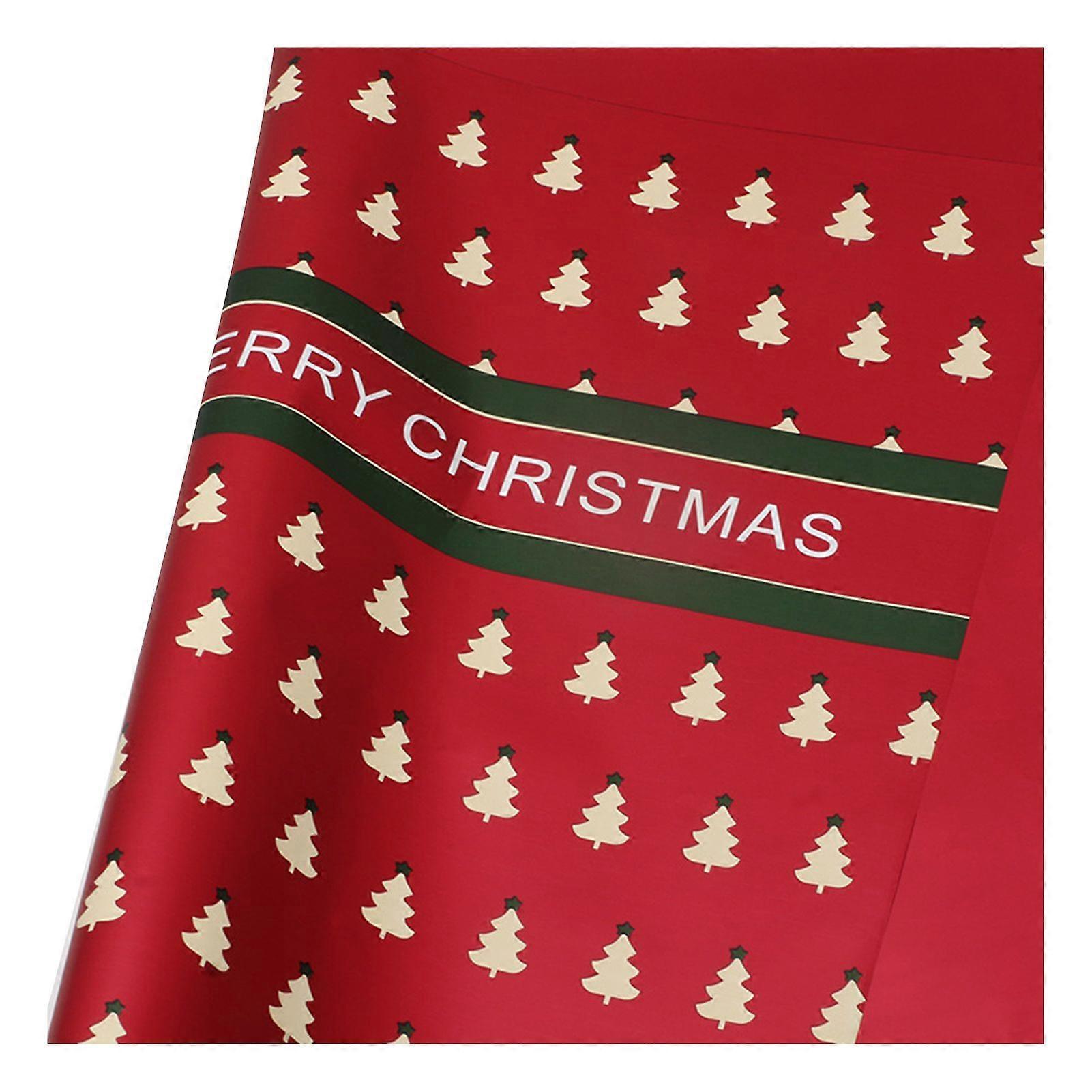 Kaesi 20 Sheets Christmas Wrapping Paper 22" x 22" Holiday Gift Wrap with Christmas Tree Snowflake Pattern for Party DIY Crafts Presents