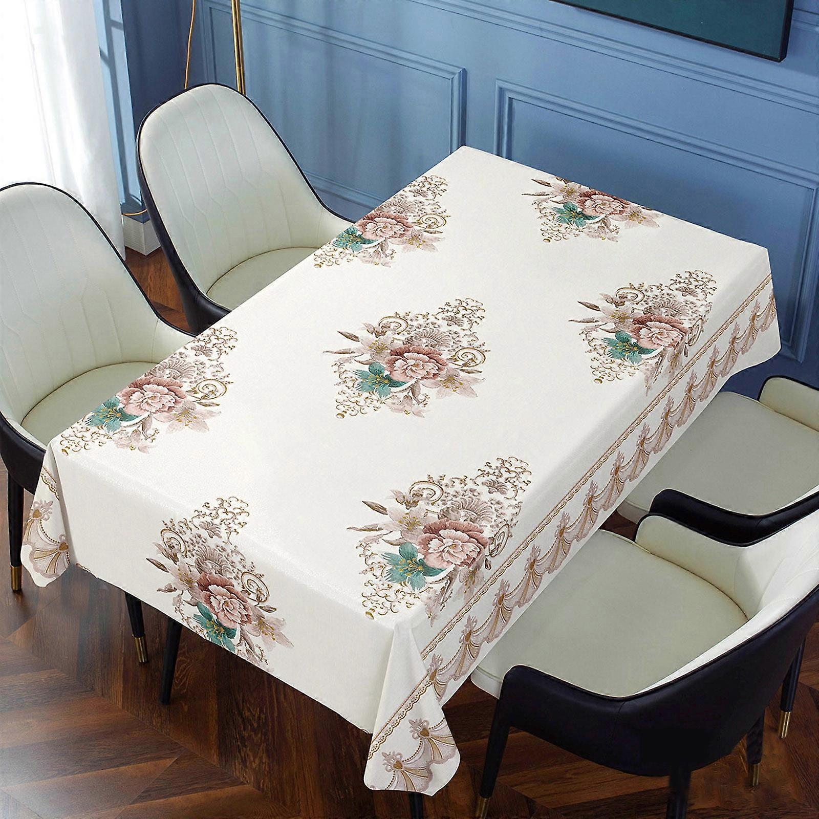 Fall Table Cloth 47 x 47 Inch Rectangle, Tablecloth Print Scandinavian Table Decoration Tablecloth