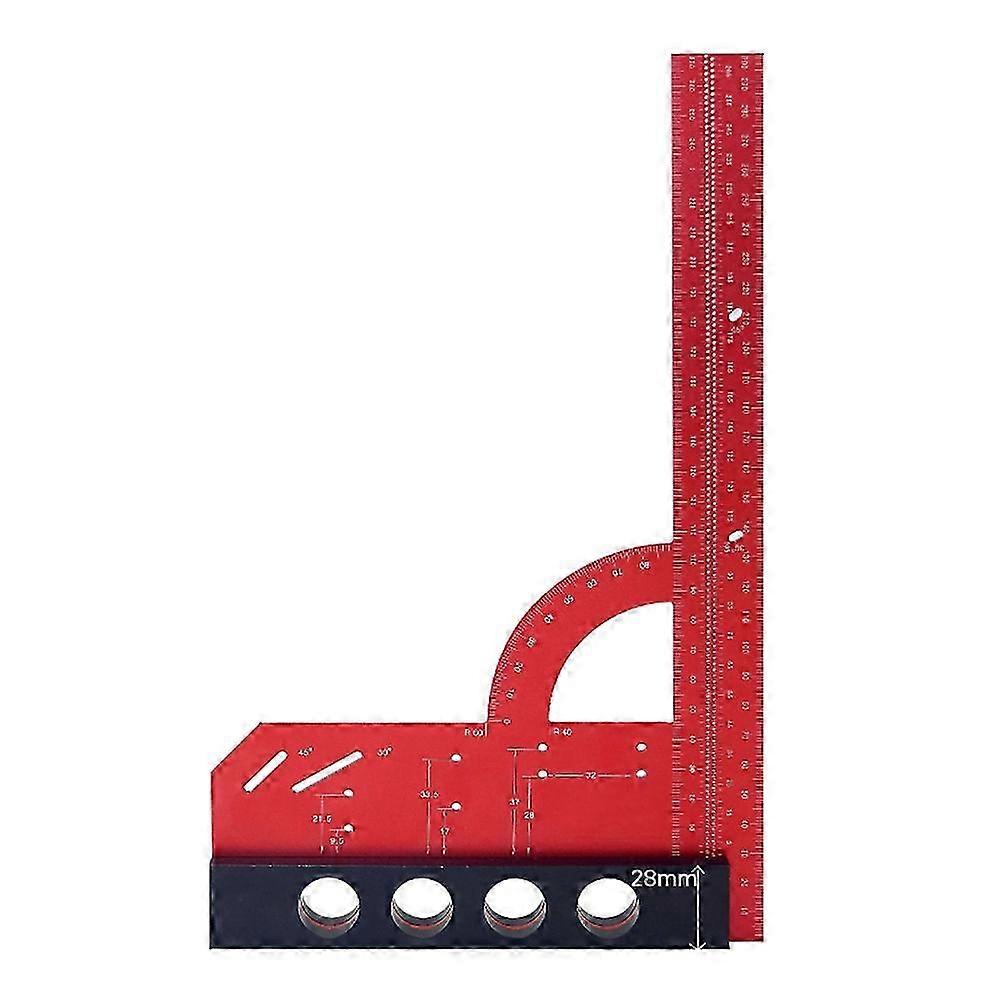 Multifunctional Try Square Woodworking Scriber Marking Ruler