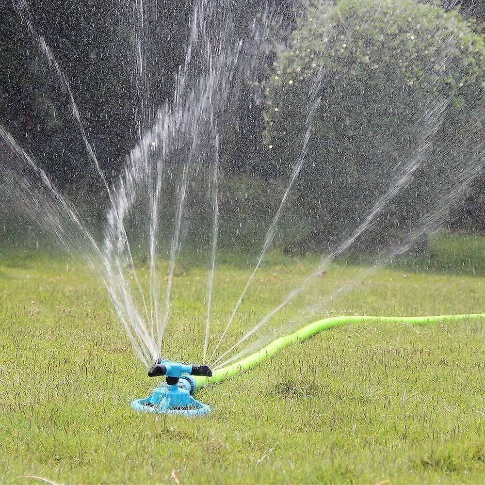 360 Degree Rotating Lawn Sprinkler with Large Area Coverage, Adjustable Spray for Garden and Yard