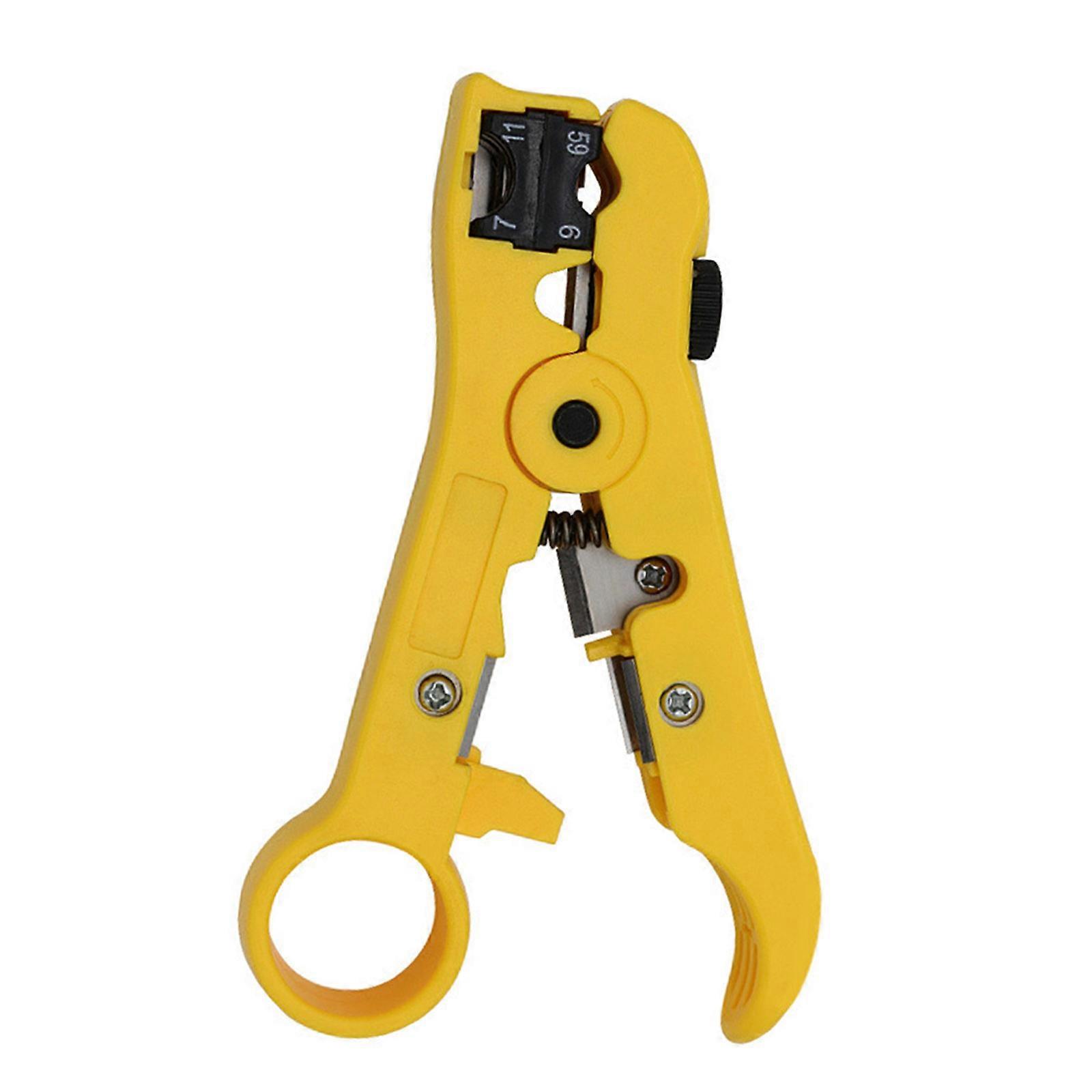 Accuracy Common Wire Strips With Safety Weave Mechanism Lightweight 0 Slip Handle For Technical Maintenance  Yellow