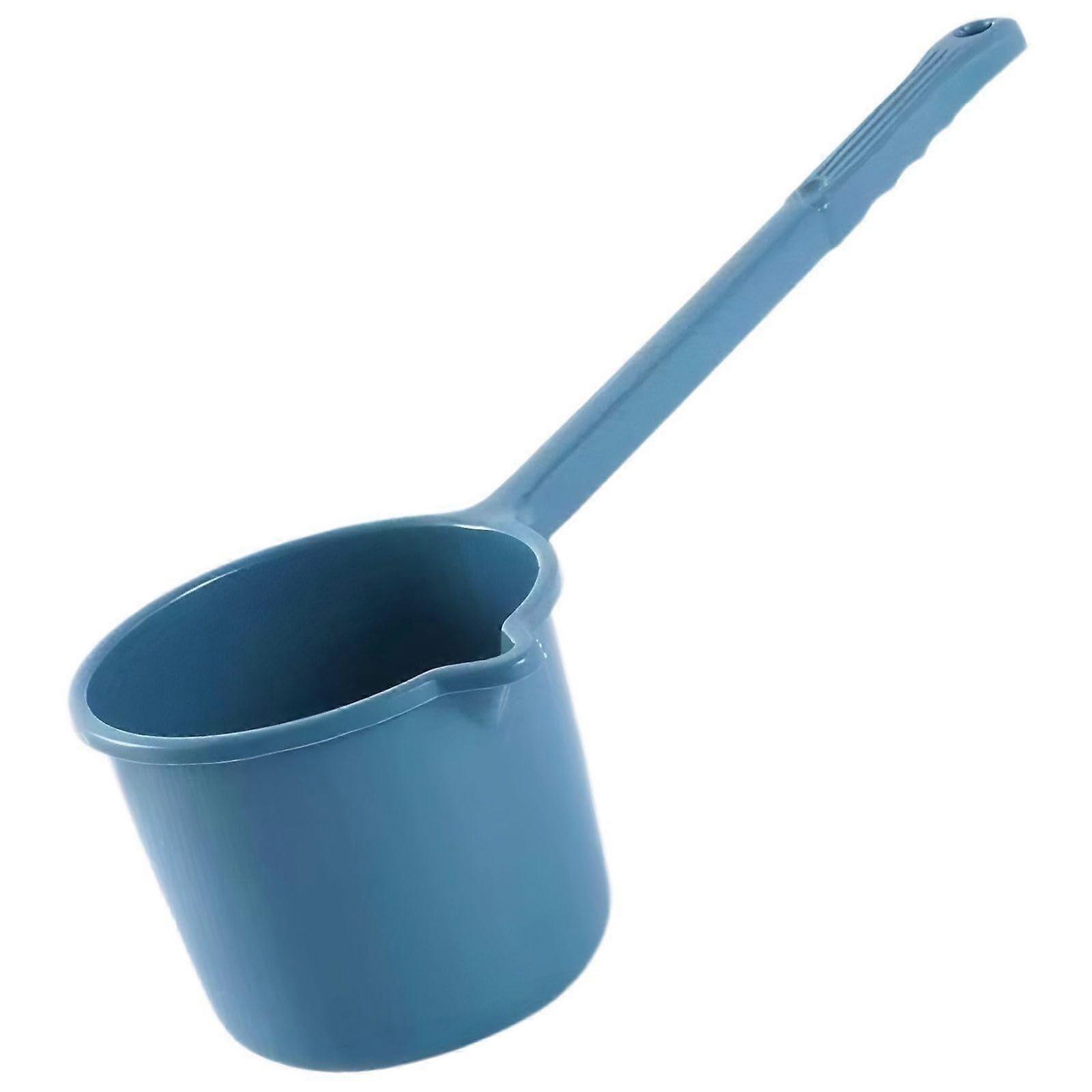 Water Ladle with Ergonomic Long Handle for Easy Pouring and Versatile Indoor Outdoor Use Blue