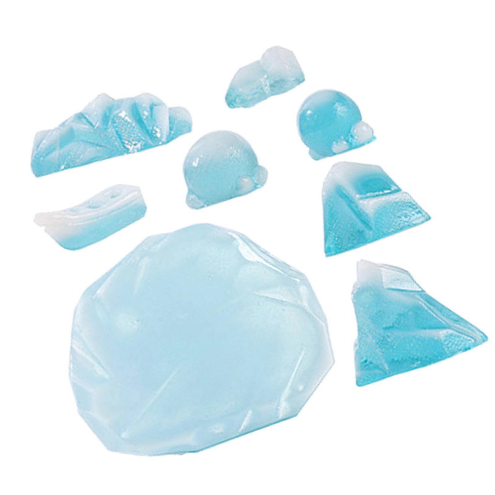 Sky- Iceberg Model for Decor 8Pcs Penguin Miniature Set