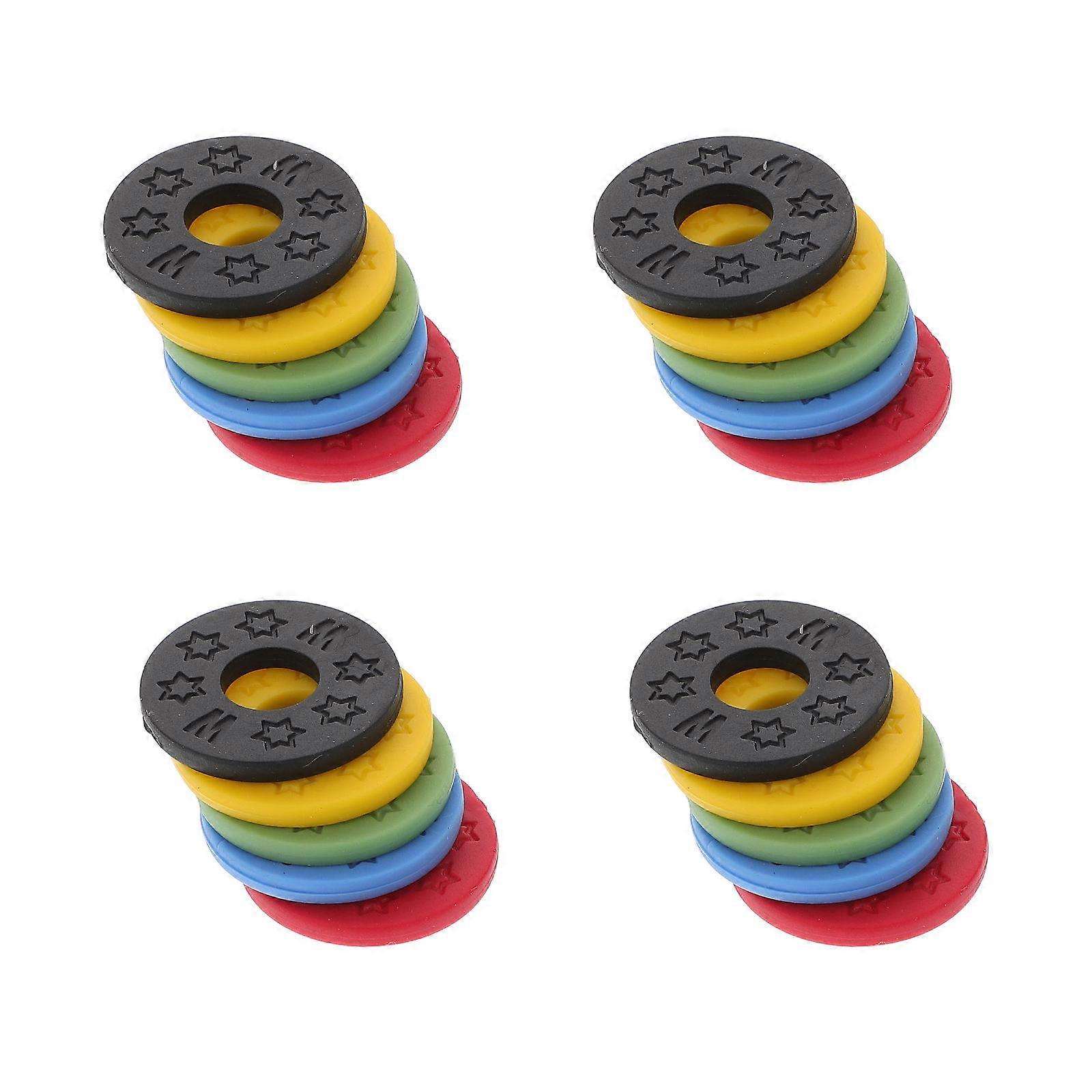 Guitar Strap Blocks Easy Installation For Guitar Playing Black 20Pcs