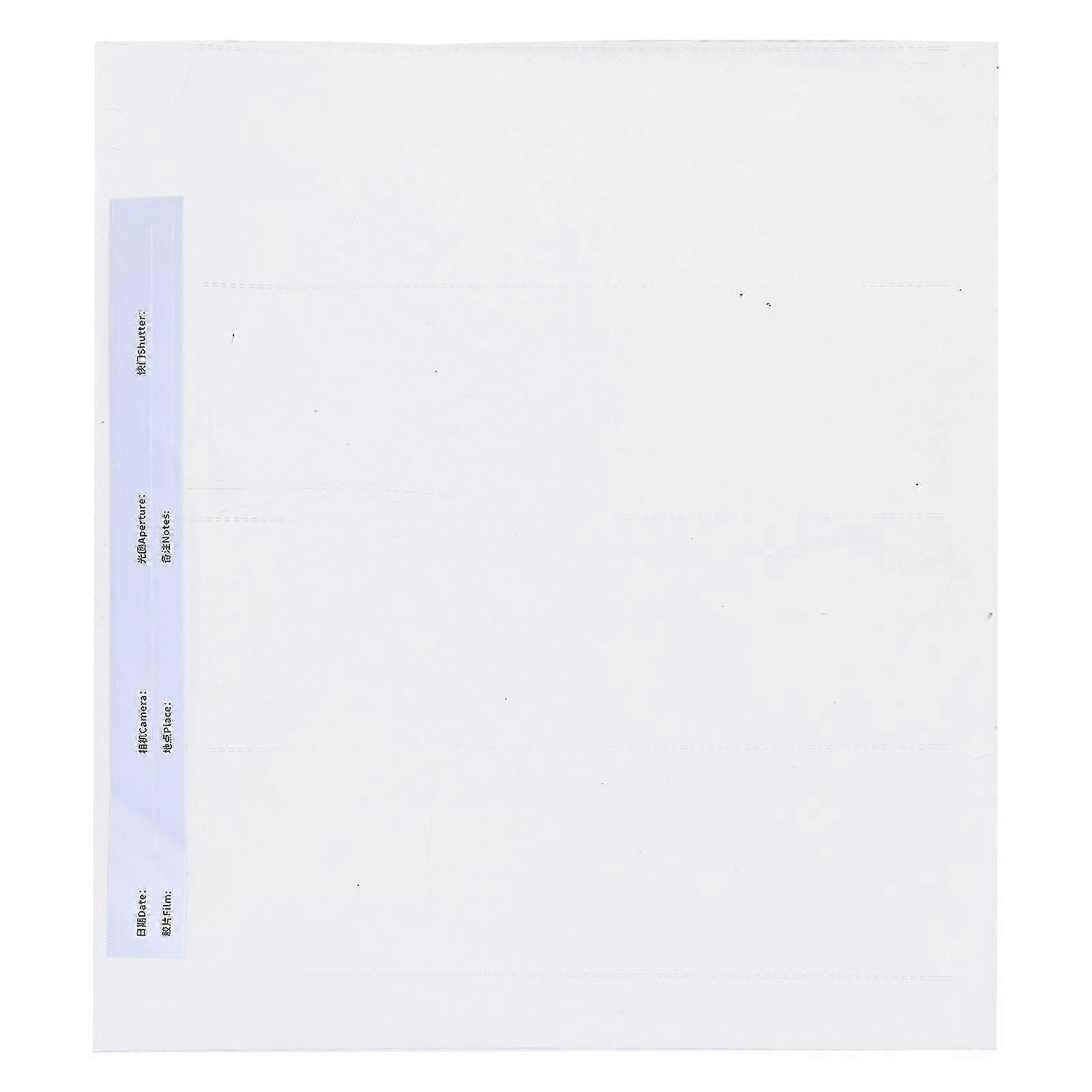 Archival Storage for 120 Film Negative Sleeves with 135 Pages and 45 Covers