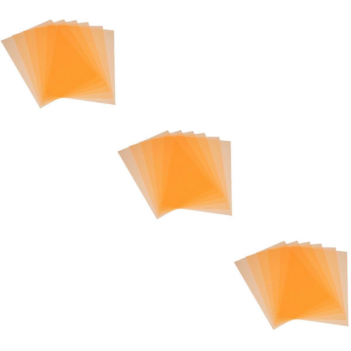 18 pcs Light Diffuser Sheet Colored Light Gels Colored Sheets Light Gel Filter Sheet