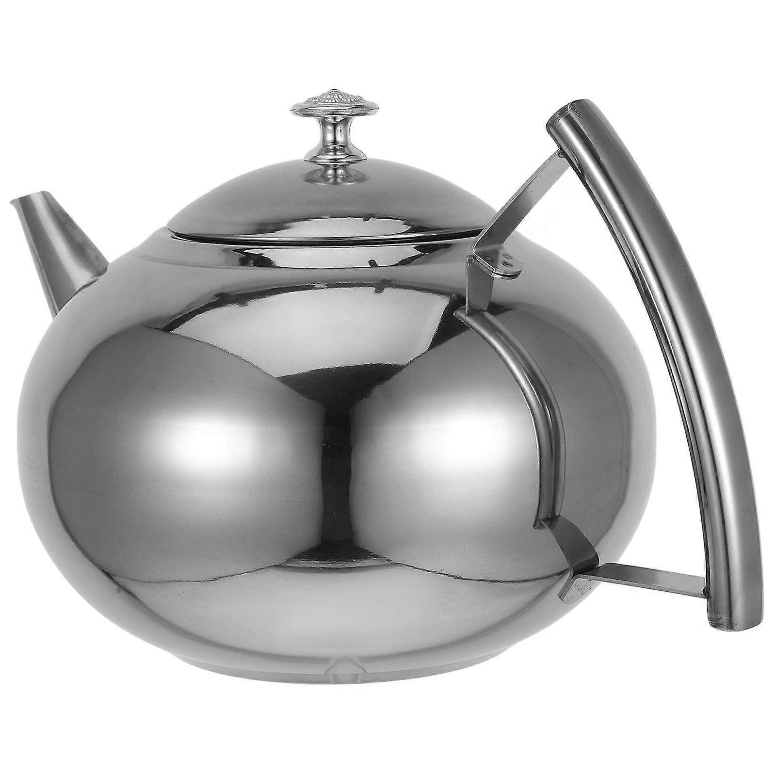 Stainless Steel Tea Kettle for Brewing Tea with Built-in Filter 2.0L