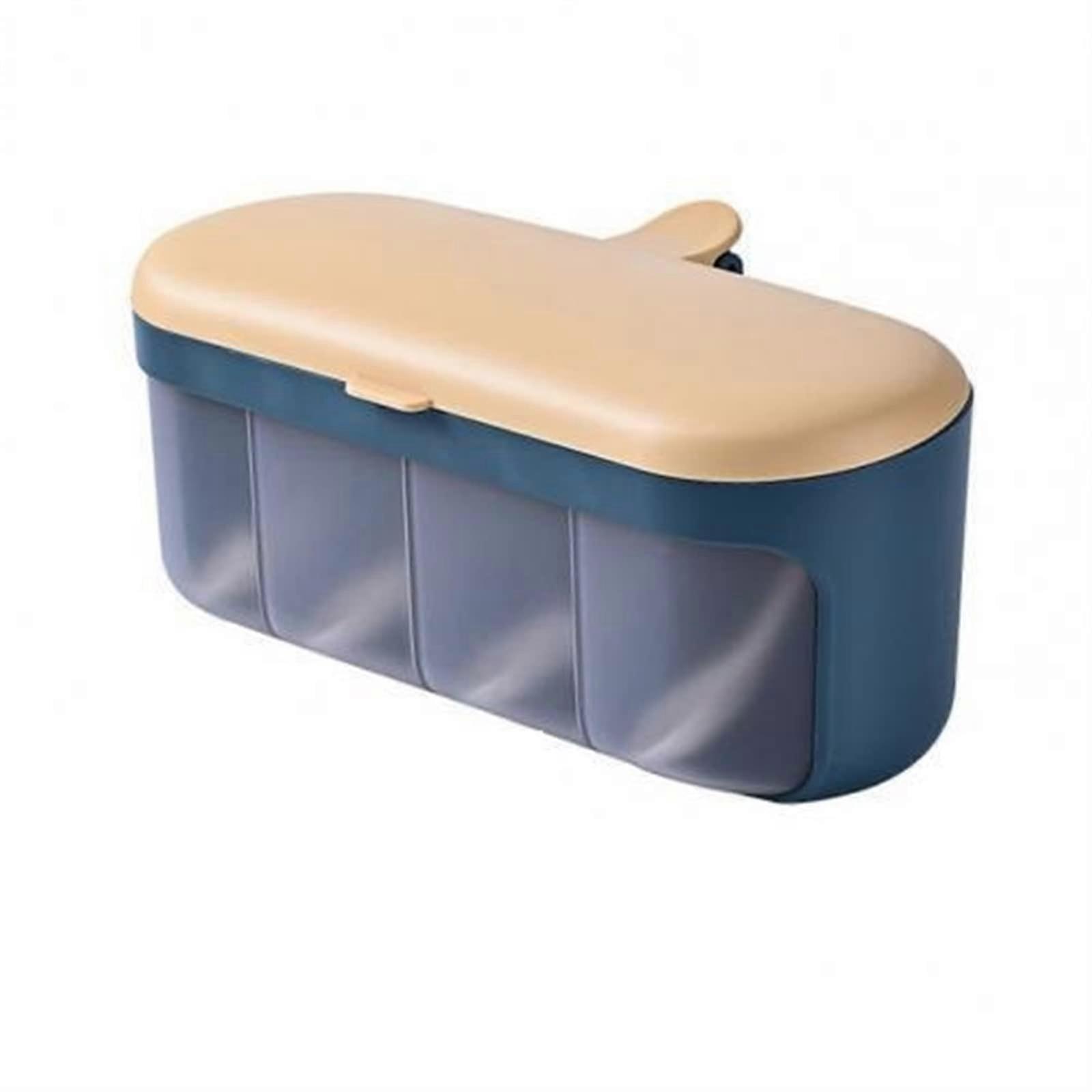 Dust Proof Spice Jar with Lid and Handle, Multi Purpose Sugar Bowl for Kitchen Seasoning