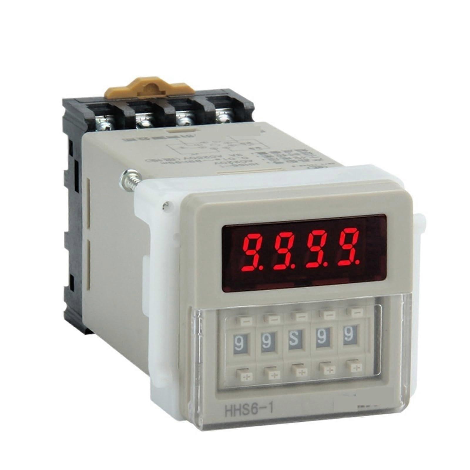 Programmable Digital Timer Switch AC220V with Adjustable Time Delay Relay and Display