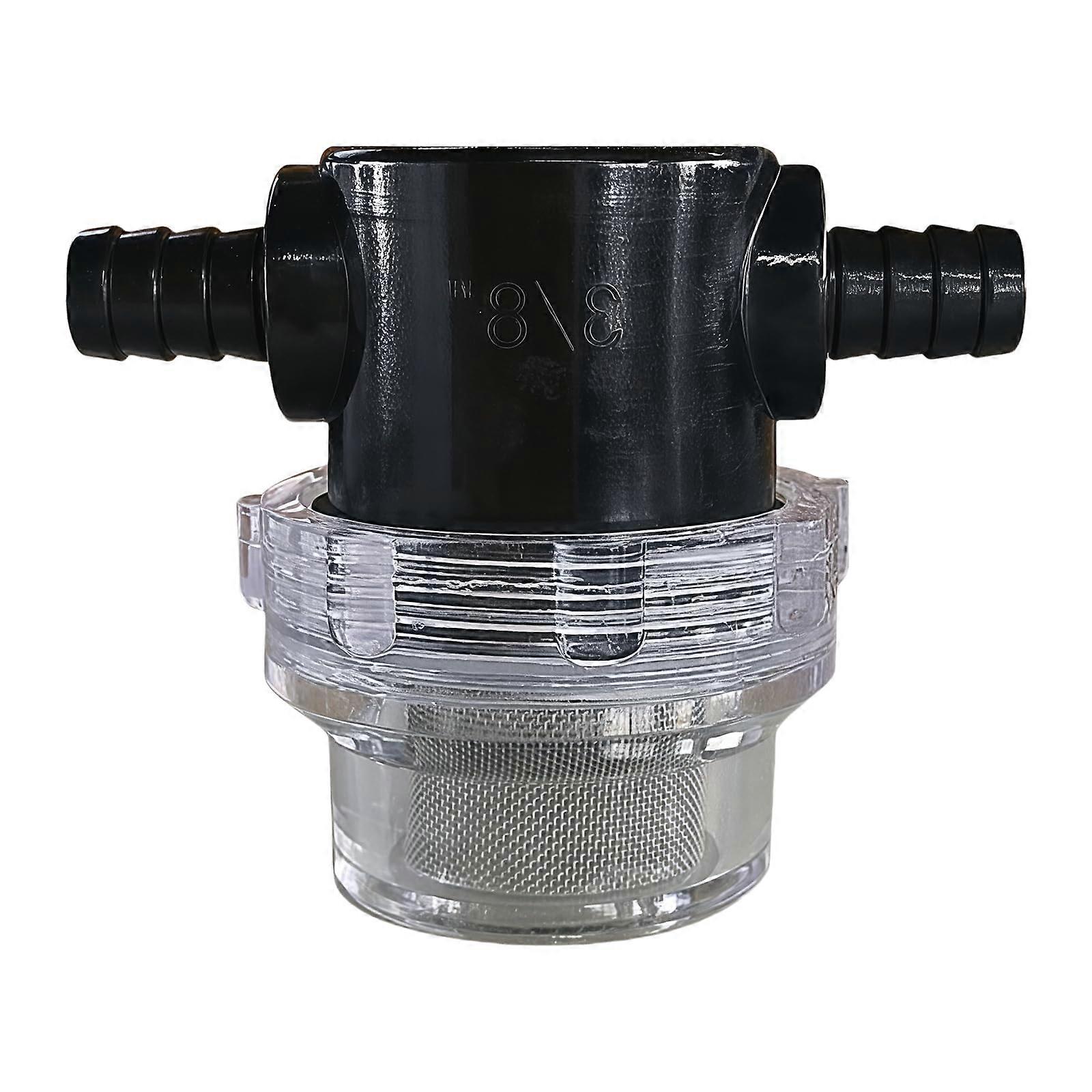 Water Pump Strainer, 12mm Double Pagoda In-Line Twist-On Sprayer Filter for Household Water Purification System