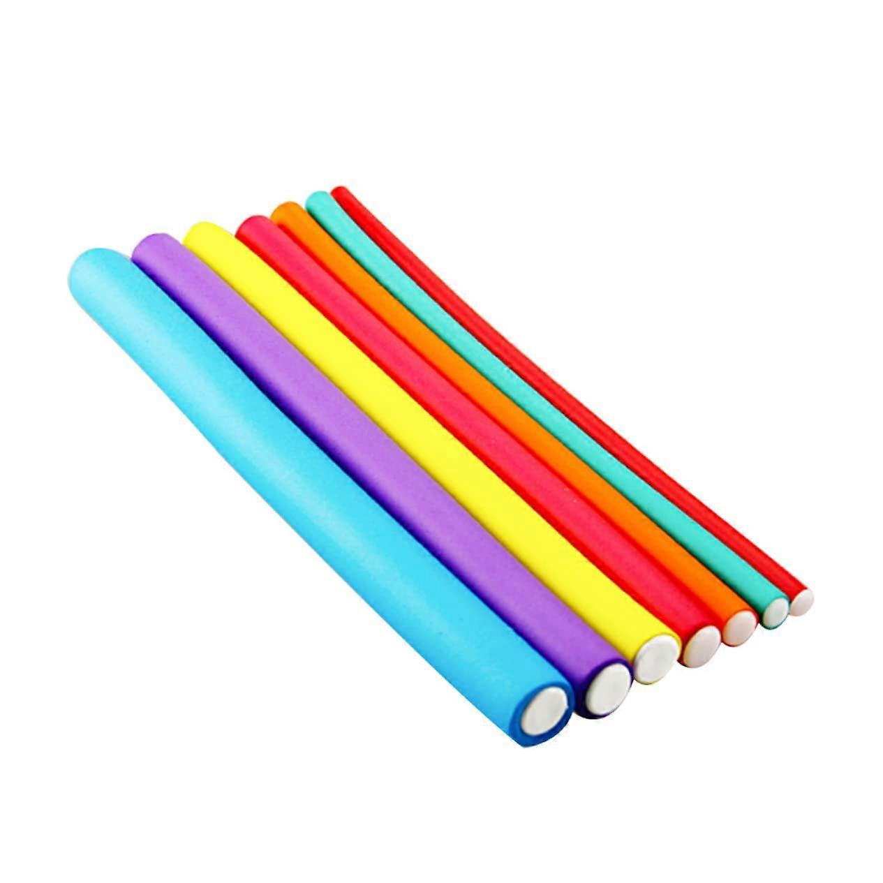 20pcs Heatless Spiral Curling Rods for All Hair Types DIY Styling Tool for Beautiful Waves