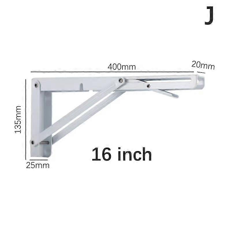 Multiple Sizes Triangle Folding Angle Bracket Heavy Support Adjustable Wall Shelves Mounted Table Shelves Home Hardware