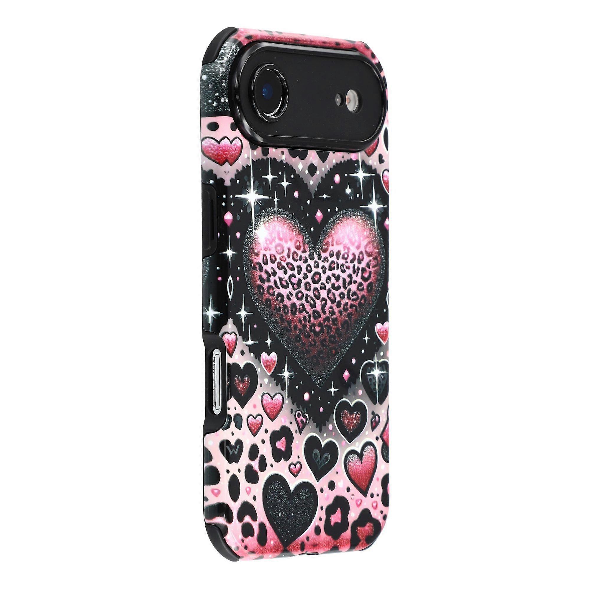 For iPhone Air Case IMD Pattern Design Corner Protection PC + TPU Phone Cover