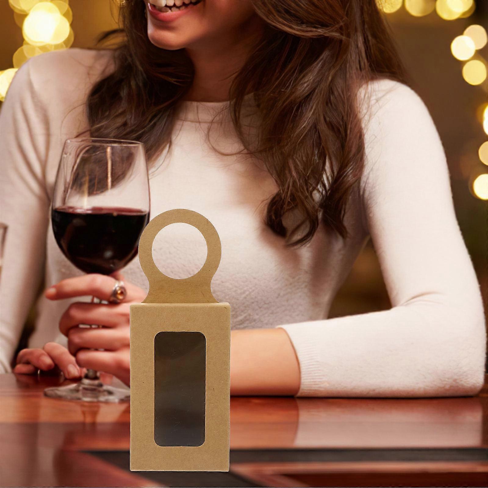 Khaki Gift Storage Case with Transparent Window for Decor and Accessories 25pcs