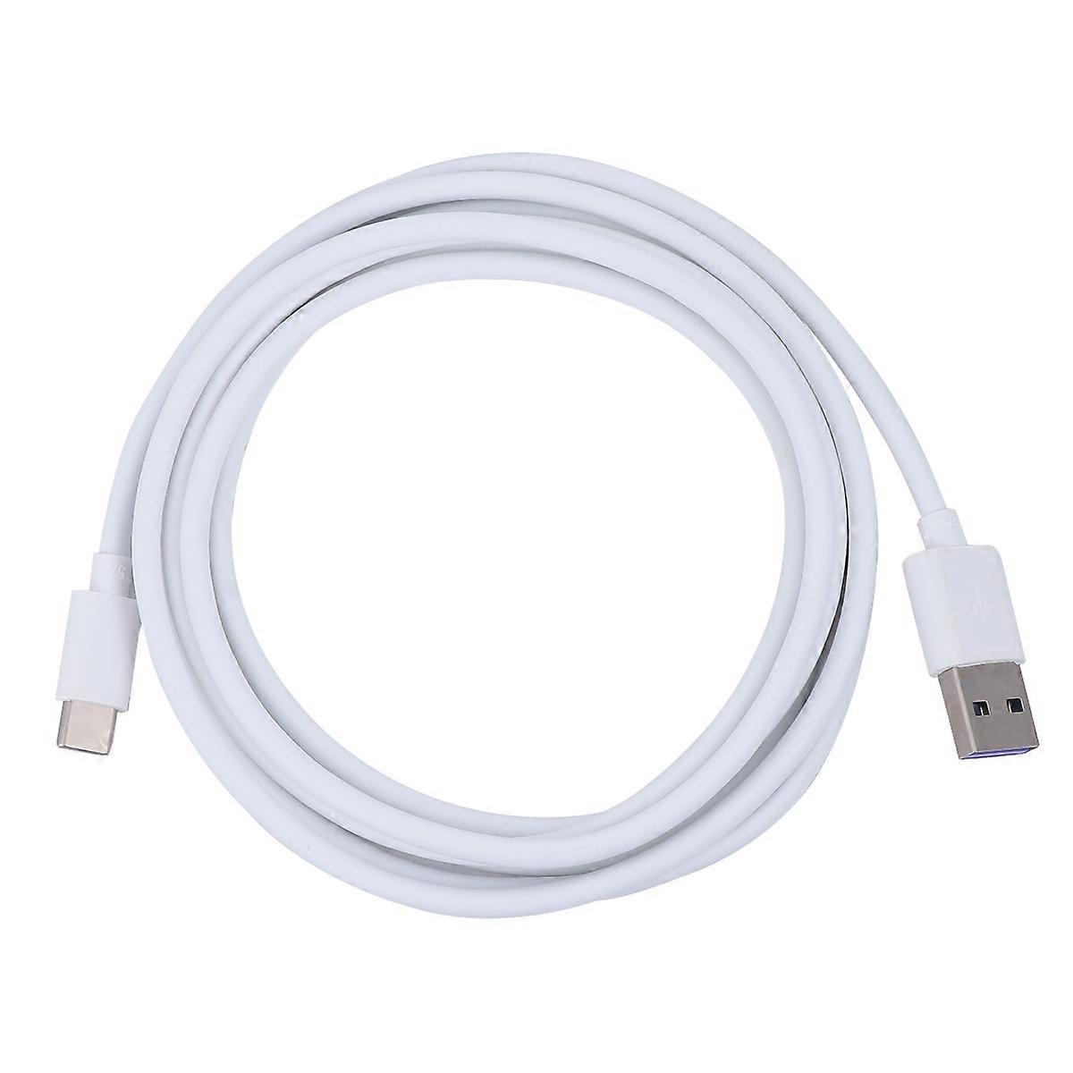 Fast Charge Usb C Cable Type-C Charging Data Line For Devices Simple and Practical White 2M 1Pcs