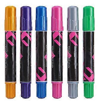 Hair Chalk Works on All Hair Colors Temporary Chalkers for 6Pcs Set