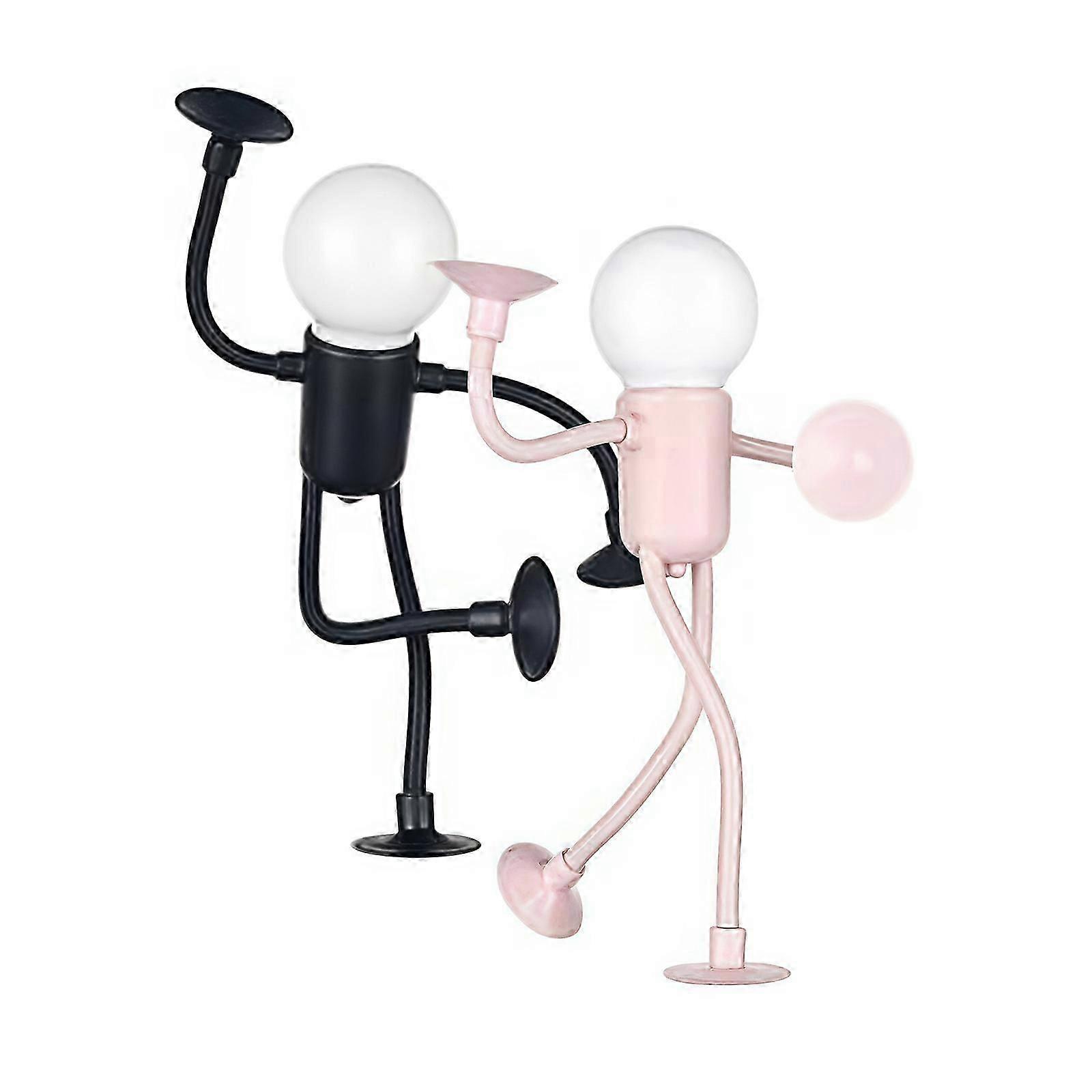 Innovative Portable Night Light Battery Powered Creative Suction Cup Design Decorative Light Suitable for Multiple Uses Multicolor hot