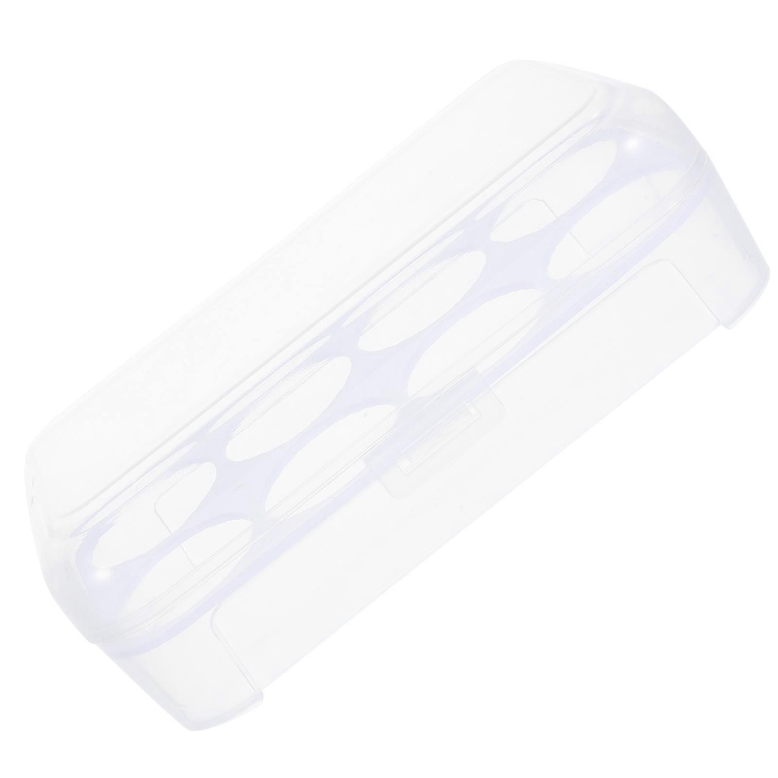 Egg Holder for Storage Use 8 Eggs Container White Portable Refrigerator Box