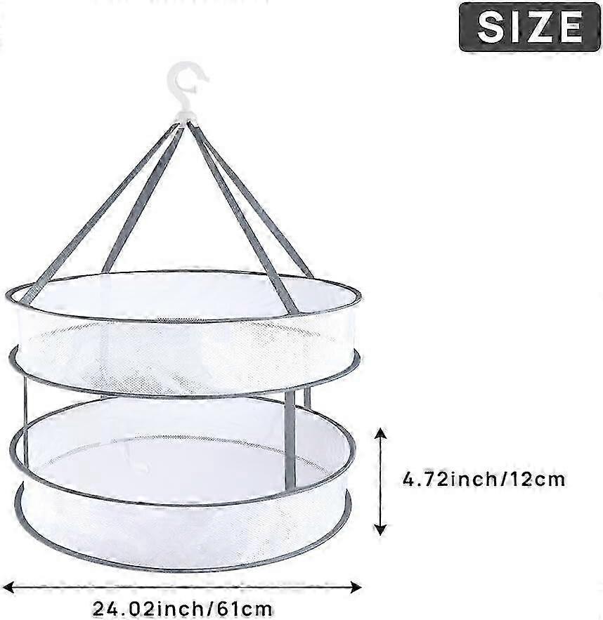 2 Tier Mesh Folding Sweater Clothes Drying Rack 26-27s