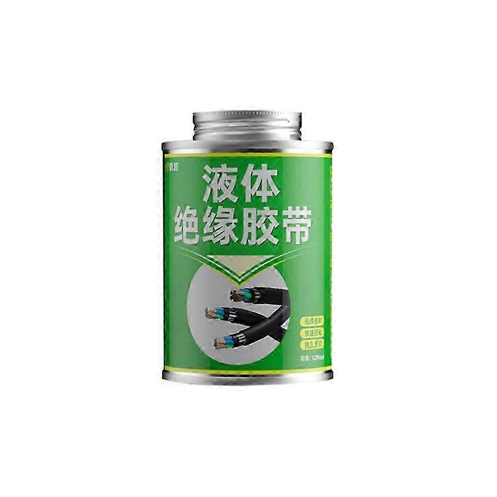 Black Waterproof Liquid Electrical Tape 100ml, Fast Drying  Temp Resistant Insulating Adhesive