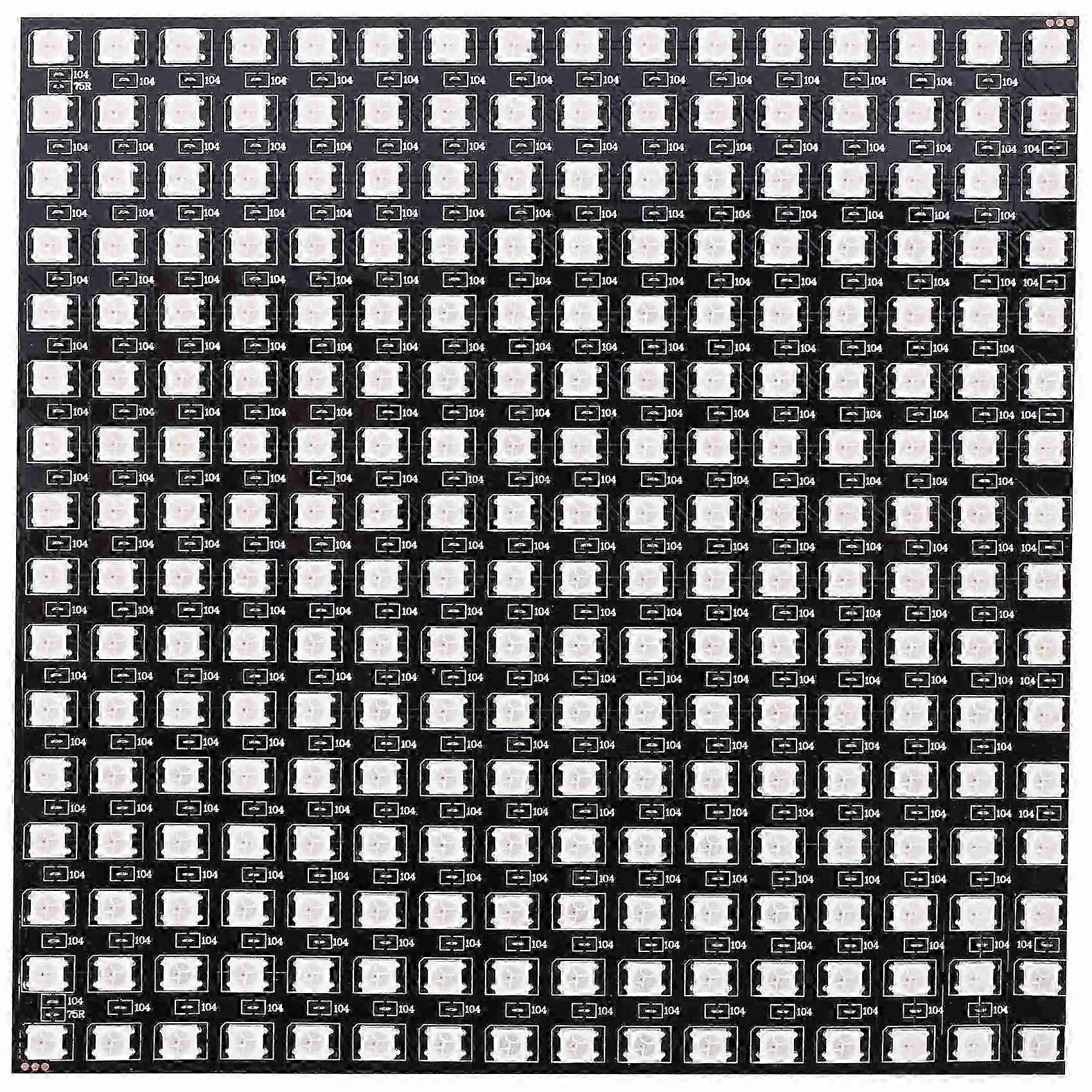 WS2812B LED RGB Flexible Pixel Panel 16X16 Individually Addressable Panel Light LED Module Matrix Sc