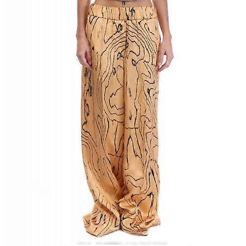 Off White Womens/Ladies Optical Pull-On Trousers