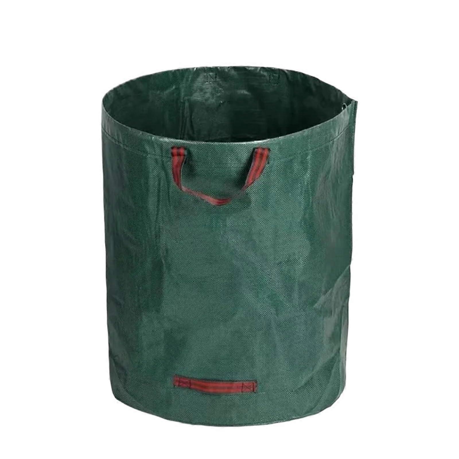 Garden Waste Bag 100L Reusable Large Capacity Leaf Collection Sack Foldable with Handles