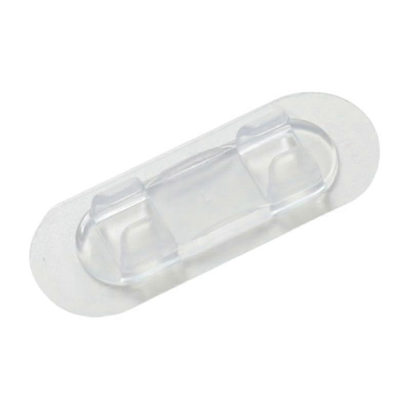 10 Pack Transparent Cable Organizer Clips, Strong Self Adhesive NoDrill Wire Holders for Wall