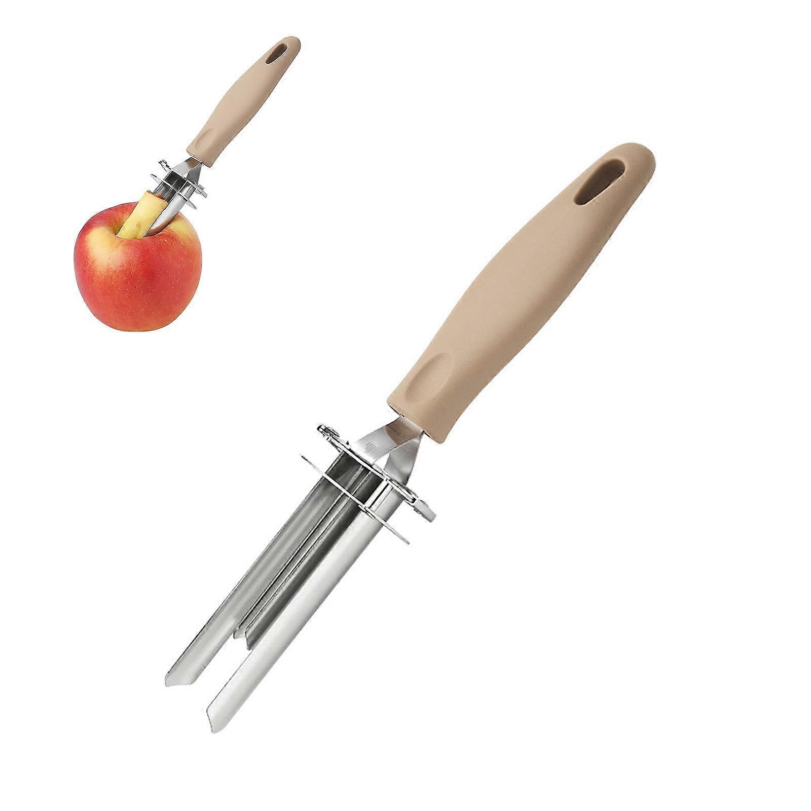 6Size Adjustable Fruit and Vegetable Corer with Ergonomic Grip and  Stainless Steel Blade