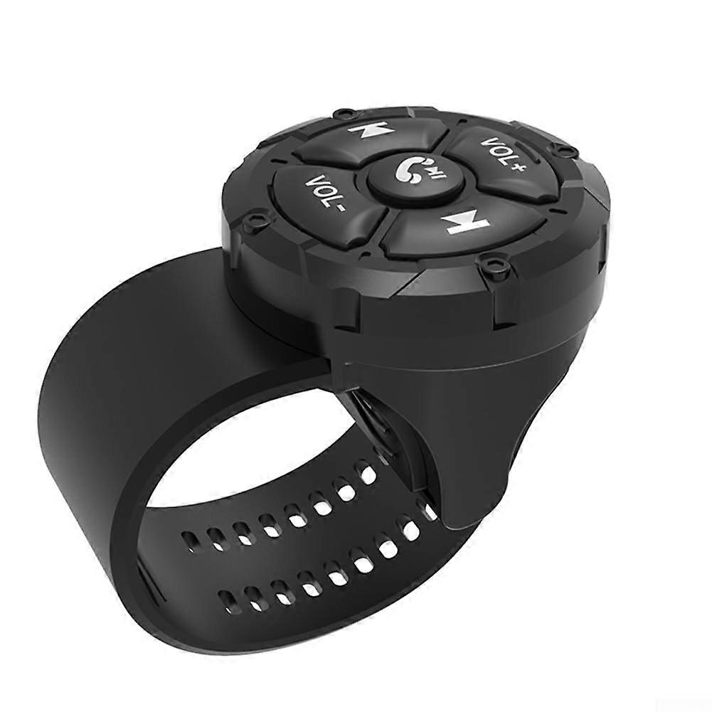 Bluetooth Media Control Button IP67 Waterproof Hands Remote for Motorcycle, Helmet, and Car