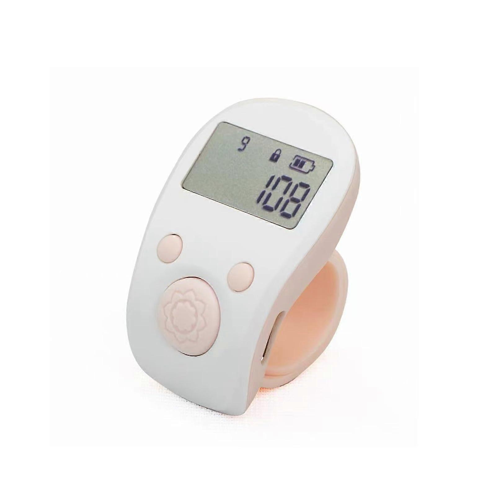 Electronic Finger Counter Ring with Glowing LED Display, 9Channel Rechargeable Tally Counter