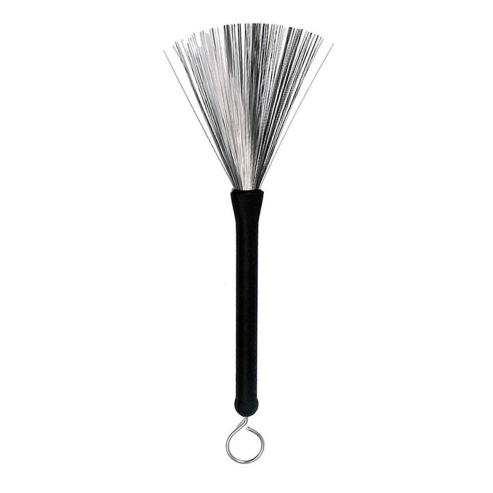 Retractable Steel Wire Drum Brushes with Telescopic Handle for Jazz Percussion
