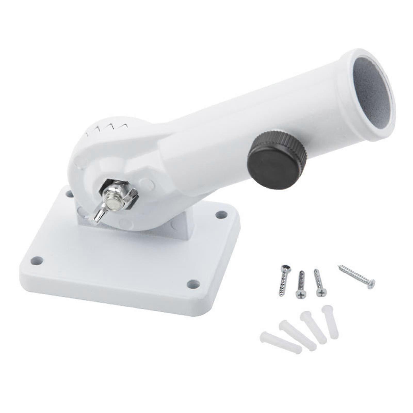 Adjustable Flagpole Bracket Heavy Duty Flag Pole Holder Metal Flagpole Holder