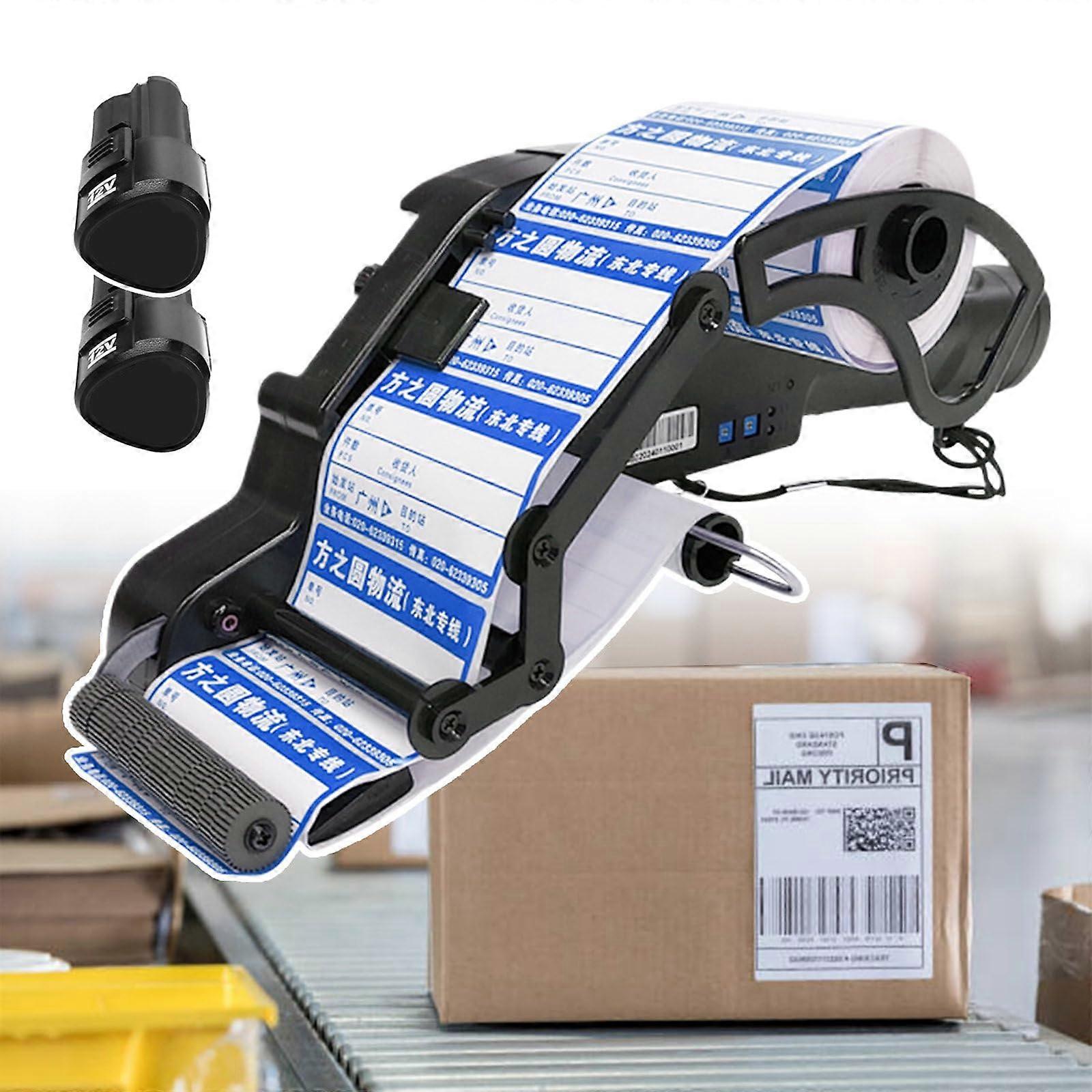 Portable Label Applicator with Automatic Sensor, Battery Powered, Fits 1560mm Length and 8cm Width Labels