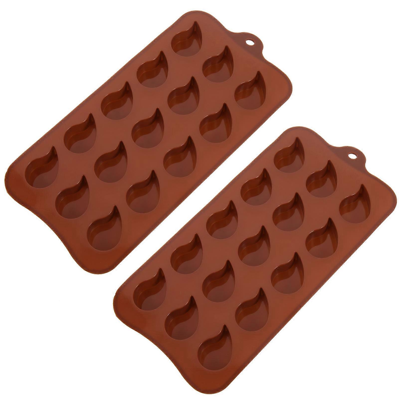 Chocolate Molds Silicone Baking Gadgets for Baking with 2Pcs Creative Shaped Tools
