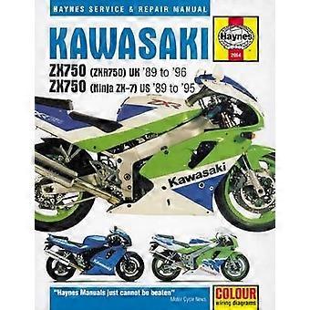 Kawasaki ZX750 Vieren Service- und Reparatur-Handbuch