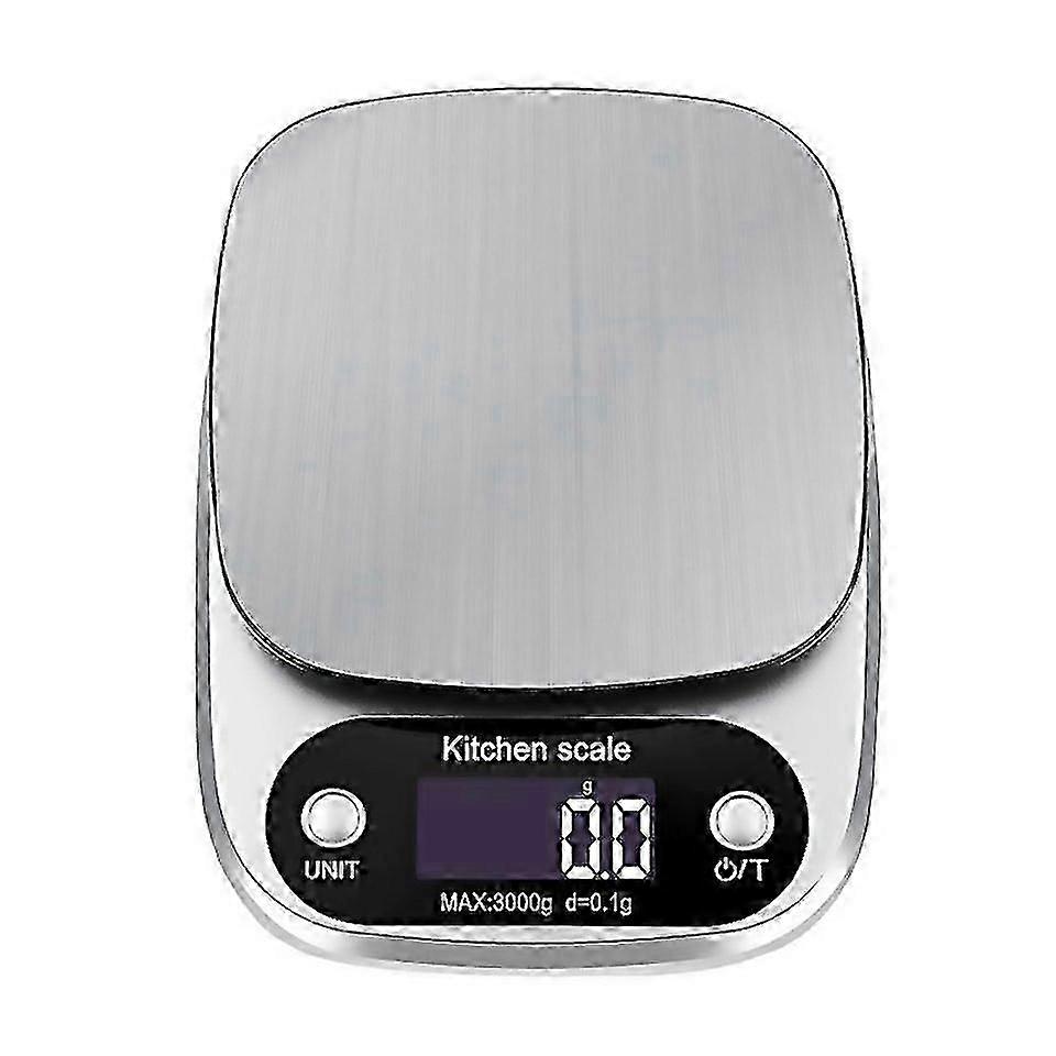 High-precision electronic scale suitable for small, multi-functional kitchens, with LCD digital display and food scale module.
