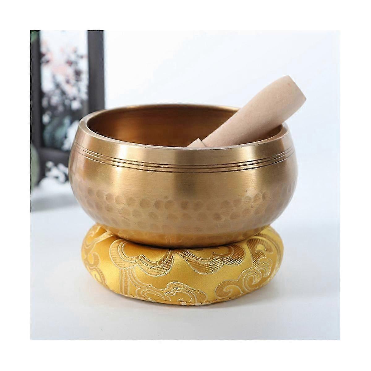 Conjunto de tigelas tibetanas de 8,4 cm (3,3 polegadas) para meditação, ioga e terapia sonora.