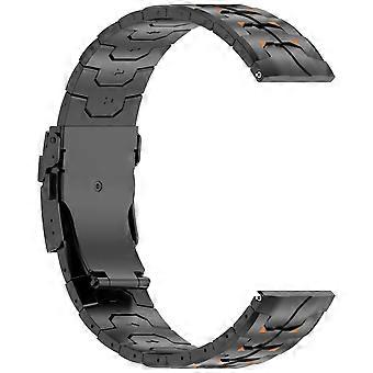 INF Titanstahlarmband, kompatibel mit Huawei GT6 Pro und Huawei Watch 4Pro, 22 mm Faltschließe