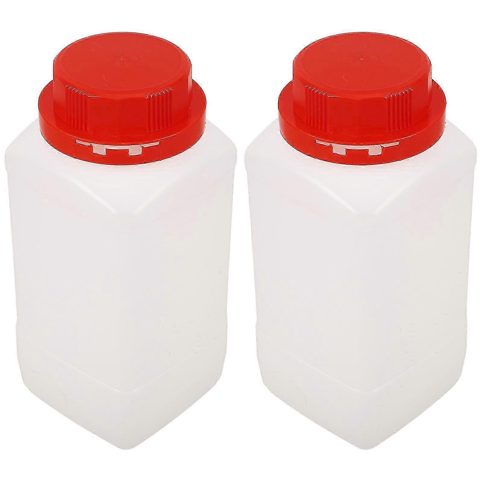 2pcs Empty 1000ml Bottles Sample and Chemical Reagent Containers
