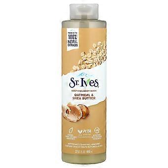 St. Ives, Soothing Body Wash, Oatmeal & Shea Butter, 22 fl oz (650 ml)