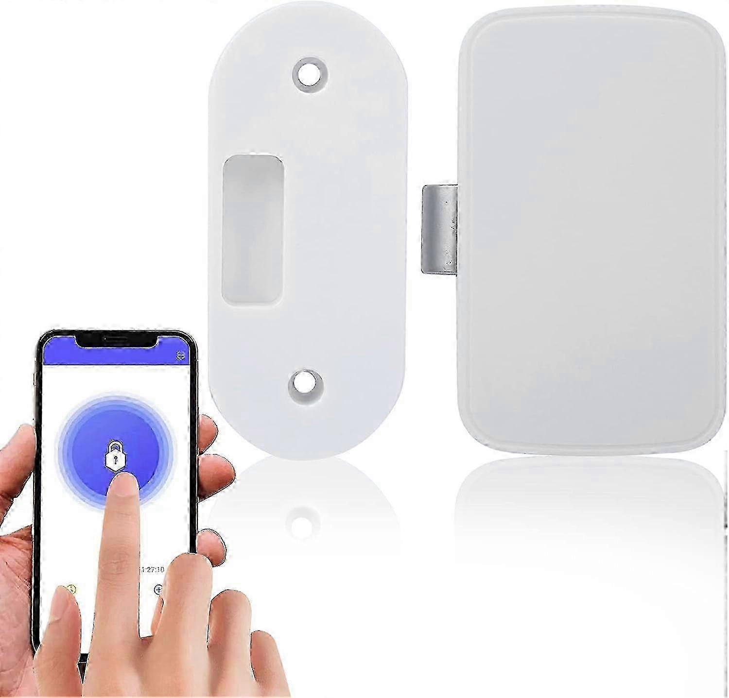 Smart Keyless Lock Bluetooth APP Remote Unlock for Cabinet Wardrobe File Box Security 1pc